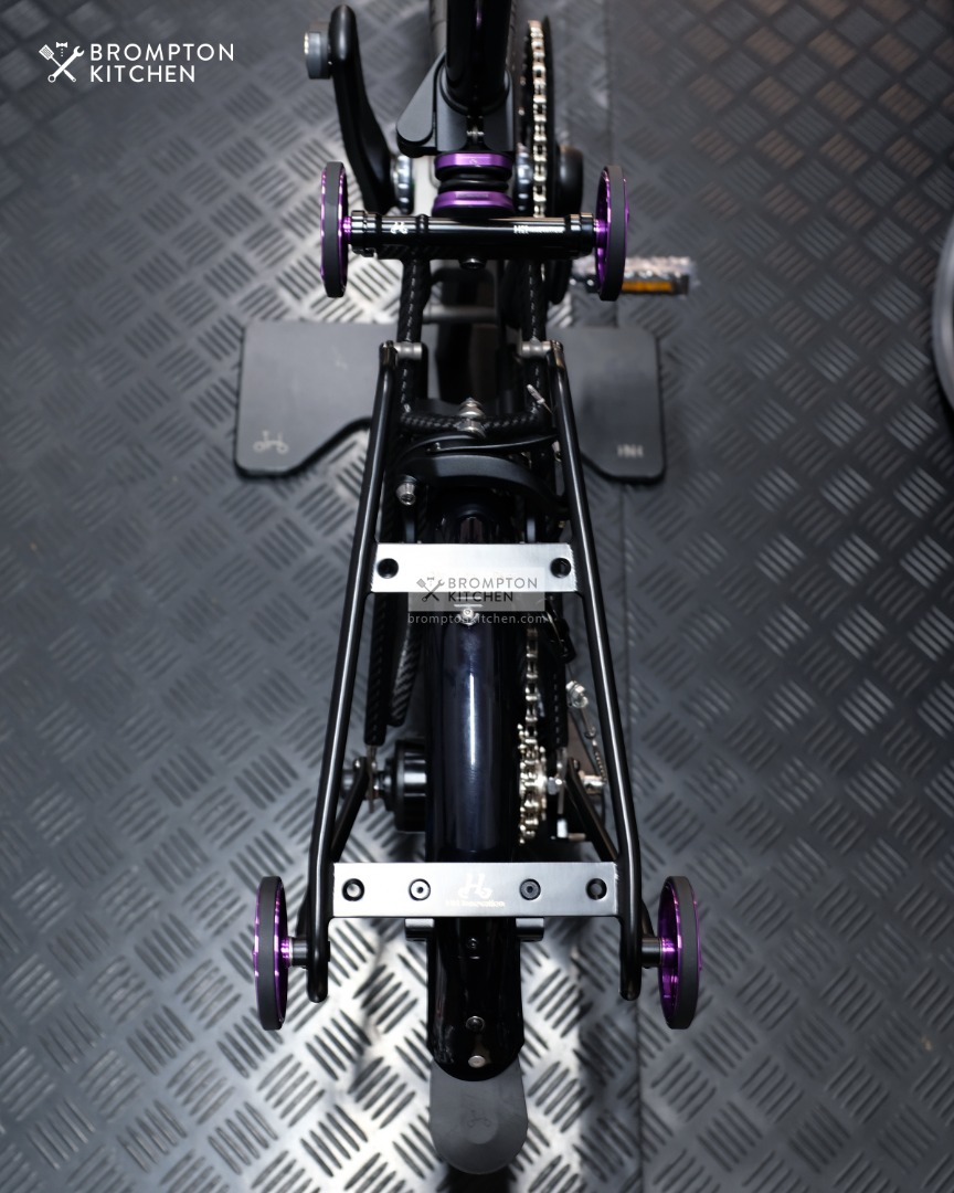 H&H titanium rack for Brompton P/T Line, Sports Equipment, Bicycles ...