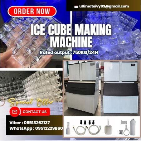 Ice Cube Ice Maker 750KG/24H Ice Making Machine for Making (Category: Ice-cream Makers) located in Caloocan City. Submitted by chaseolive35337 (Listing ID 1388009785, Image 1). Description: Sale ‼️ Sale ‼️ Sale ‼️ Sale ‼️ Sale ‼️ Star Online Shopping 🛒. "Open at 9am to 5pm" Mon to Sat Ice Making Machine for Making Ice Cube Ice Maker 750KG/24H PHP 445,440 Model : BMC300P Rated output : 135KG/24H Voltage : 220V50HZ1P Ice size : 22*22*22mm or custo