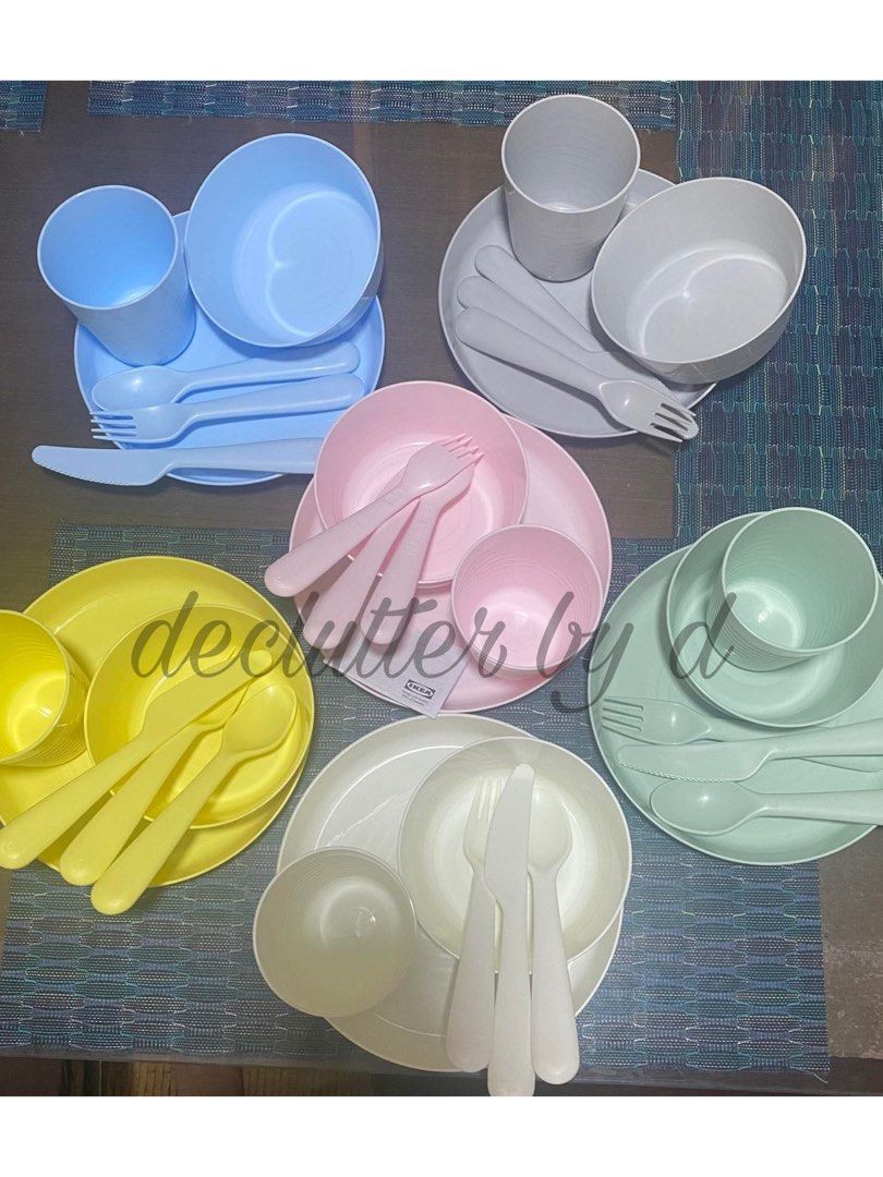 Ikea flatware set (Category: Dinnerware & Cutlery) located in Muntinlupa City. Submitted by declutter.by.d (Listing ID 1387953279, Image 1). Description: Selling per set.