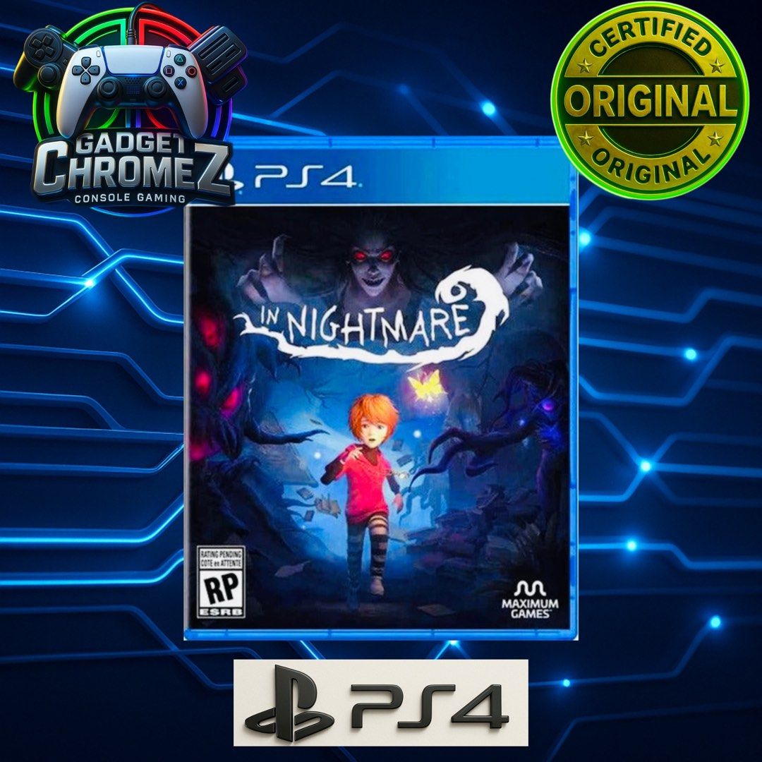In Nightmare | PS4 Game | BRANDNEW (Category: PlayStation) located in San Jose del Monte. Submitted by gadget_chromez (Listing ID 1184930186, Image 1). Description: IN NIGHTMARE BRANDNEW / SEALED Physical Disc. Safely packed with 2 layers of thick bubble wrap for maximum protection upon shipping out..