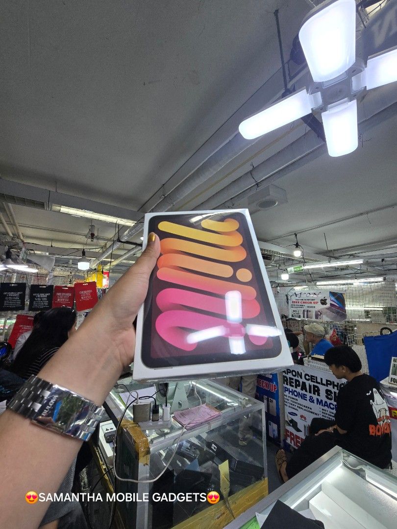 Ipad Mini 7 256gb Wifi and Cellular (Category: iPad) located in Manila. Submitted by lenweltong05295 (Listing ID 1388052895, Image 2). Description: Ipad Mini 7 256gb Wifi and Cellular Brandnew Sealed with Warranty Onhand Stock.