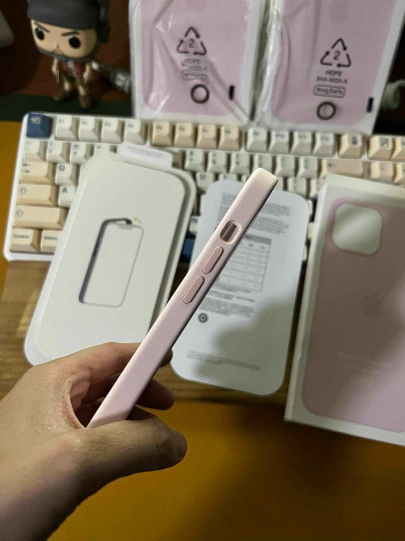 iPhone 13 Pro Max Magsafe Silicone Case [PINK] (Category: Cases & Sleeves) located in Manila. Submitted by zionmerced (Listing ID 1388034680, Image 2). Description: pm me.
