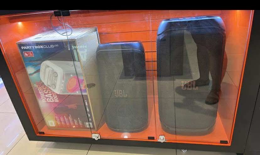 JBL SOUND SYTEM (Category: Soundbars, Speakers & Amplifiers) located in Quezon City. Submitted by annys.online (Listing ID 1388083034, Image 2). Description: JBL PARTYBOX SPEAKER Partbox encore Srp 22,999 Discounted 17,800 Partybox encore essential Srp 16,999 Discounted 14,800 Party box 710 Srp 44,999 Discounted 34,500 Partbox stage 320 Srp 34,999 Discounted 27,200 Partybox1000 Srp 54,998 Discounted 44,300 Partybox ultimate Srp 84,999 Discounted 