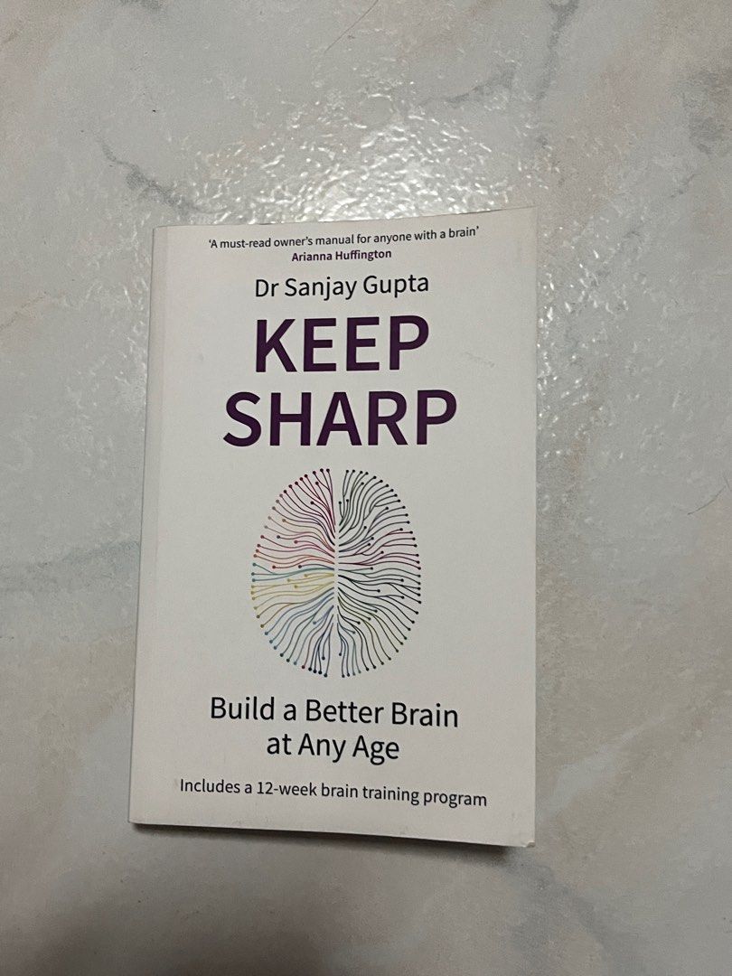 Keep Sharp - Dr Sanjay Gupta (Category: Storybooks) located in Singapore. Submitted by saltandpepperco (Listing ID 1388052607, Image 1). Description: Mail only. Postage incl in price. .