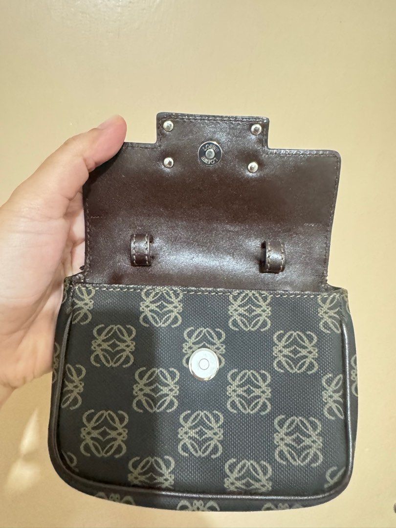 Loewe anagram mini bag (Category: Luxury Bags & Wallets) located in Rizal. Submitted by bettersellthatstuff (Listing ID 1388043622, Image 2). Description: Selling just the small bag No strap and belt Still in good condition Bought kn Japan.