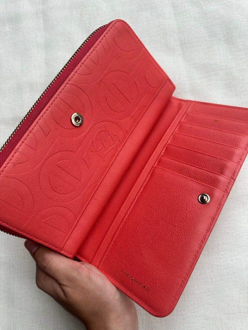 LOEWE Red Zip Around Leather Wallet (Category: Wallets & Card holders) located in Baguio. Submitted by stuffsbaguiooo (Listing ID 1388043715, Image 2). Description: can negotiate w this item! in very good condition pa, super nice! :) 100% authentic! :) .