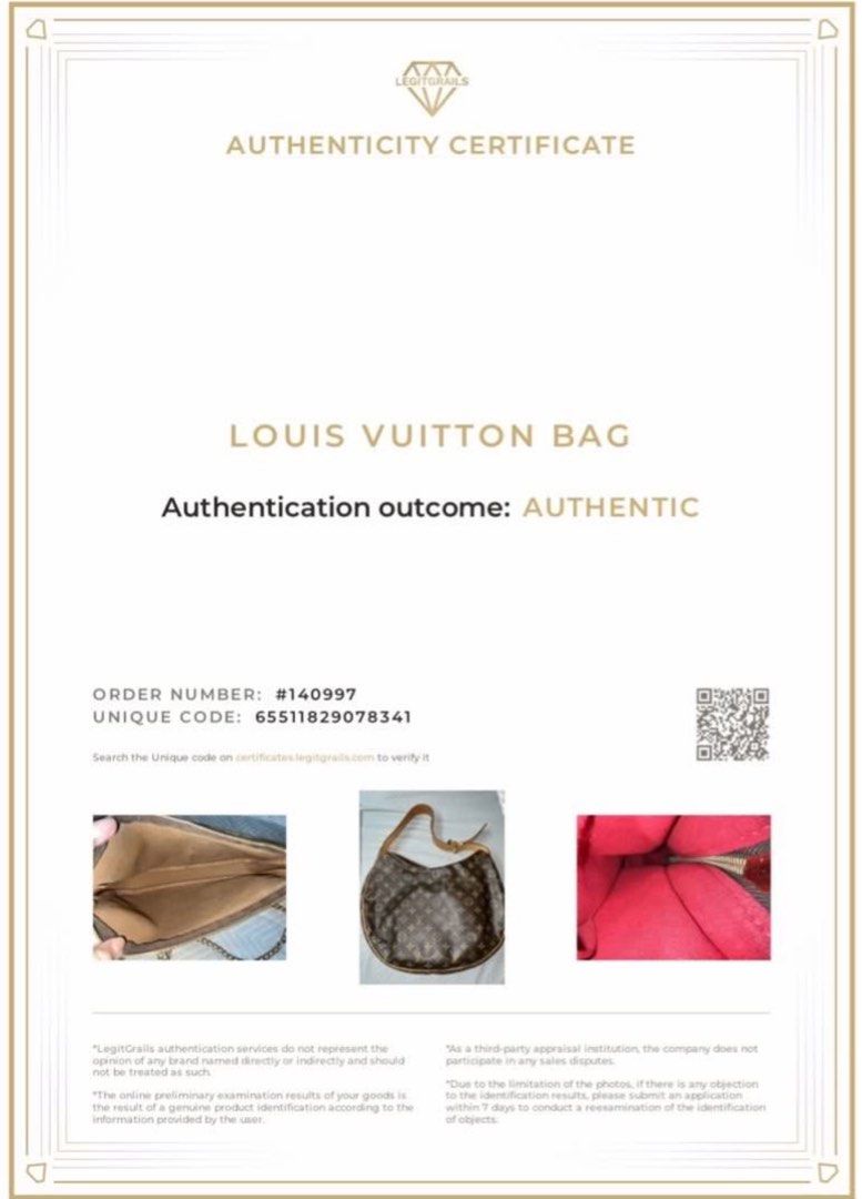 LV Croissant GM (Category: Luxury Bags & Wallets) located in Cainta. Submitted by fashionmadness77 (Listing ID 1387088047, Image 2). Description: Rank A W/ certificate of authenticity soft copy W/ dustbag and paperbag ❌ No Return/Refund ❌ No Cancellation .