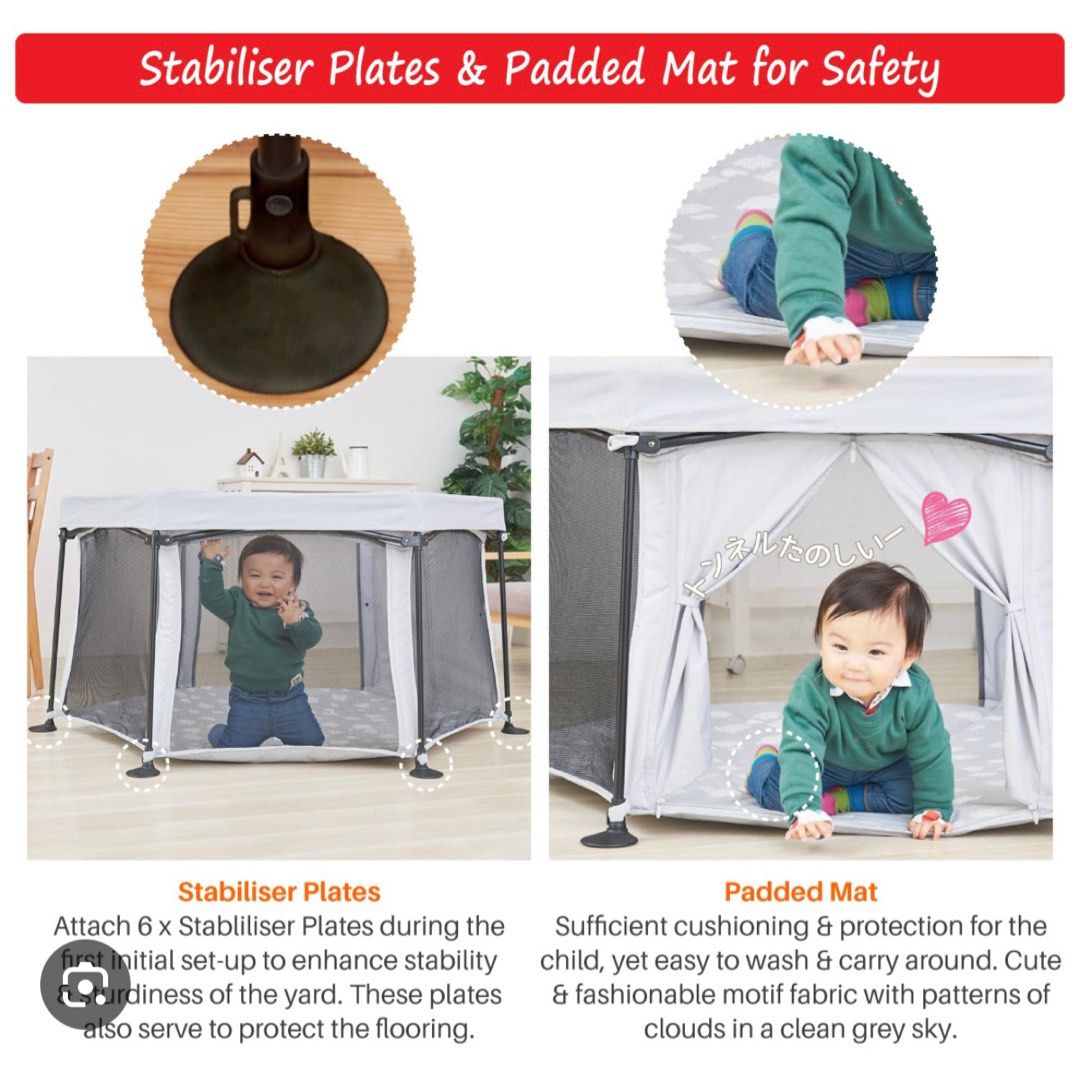 Nihon Ikuji Portable Play Yard (Play Pen) (Category: Cots & Cribs) located in Makati City. Submitted by dpdlna (Listing ID 1388023725, Image 2). Description: Nihon Ikuji Portable Play Yard (Play Pen) Complete with bag MOP: BPI, GCash, Maya Location: Dela Rosa St., Makati (near Greenbelt) Pick-up via Lalamove or Grab c/o buyer Can arrange shipping via SPX.