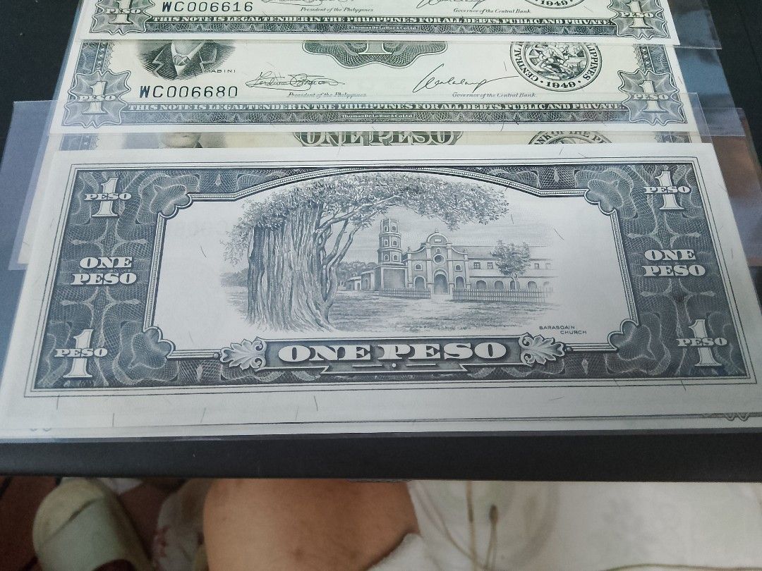 One Peso Apolinario Mabini (Category: Currency) located in Angono. Submitted by raytumolva08 (Listing ID 1388008839, Image 2). Description: 499 Each Almost UNC.
