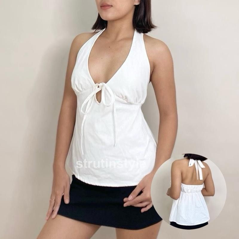 Open Back Halter (Category: Blouses) located in Imus. Submitted by declutterria (Listing ID 1388040429, Image 1). Description: .
