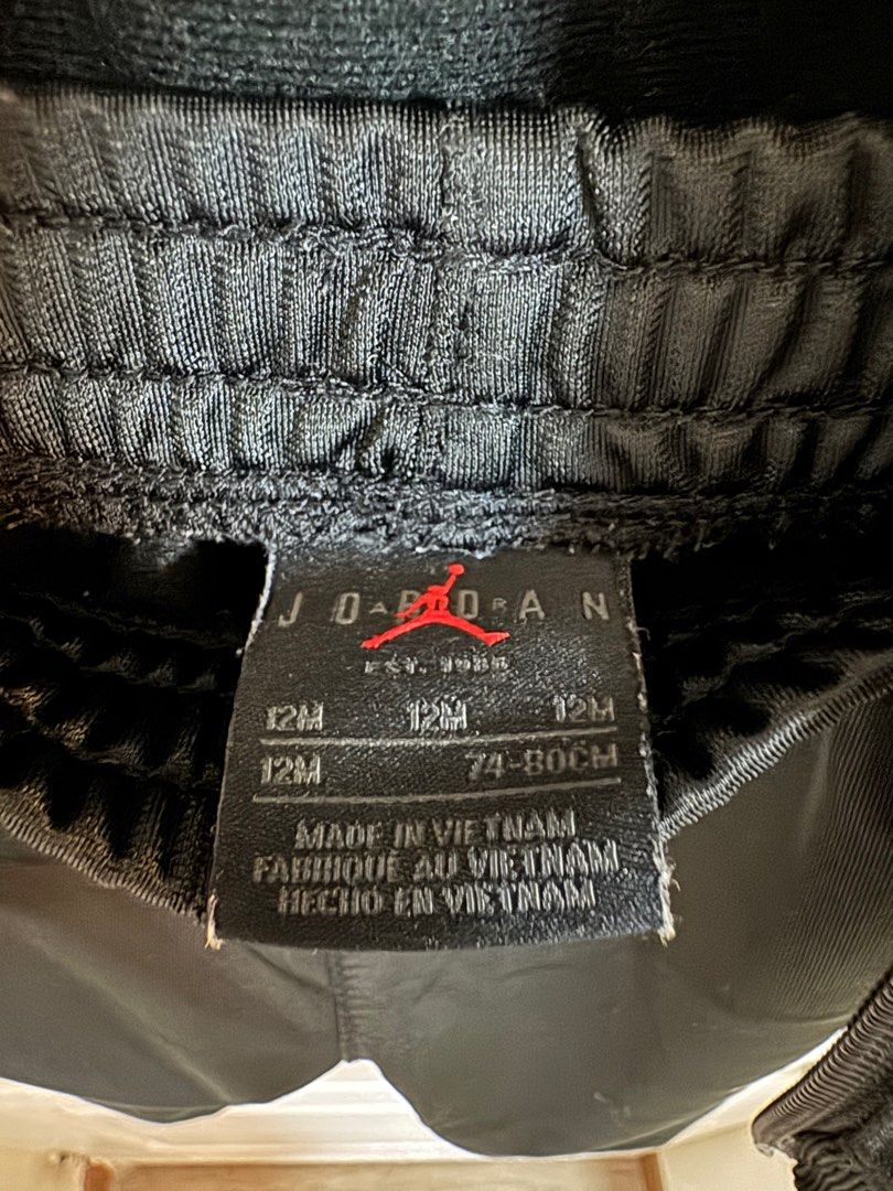 Original Jordan set (Category: Babies & Kids Fashion) located in San Fernando. Submitted by ck_21 (Listing ID 1388121154, Image 3). Description: Used once for pictorial only Bought it for Php2,195 at nike store Size indicated.