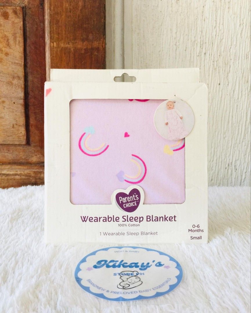 Parents choice wearable sleep blanket (Category: Breastfeeding & Bottle Feeding) located in Tuguegarao City. Submitted by kikay.store.ph30 (Listing ID 1387985903, Image 1). Description: ❗NEW ARRIVAL❗🇱🇷 parents choice wearable sleep blanket Condition :brand new sealed Price: 500 each MOP: GCASH, BDO, MOD: SCO FOR SHIPPING PURPOSE, BUS SHIPPING, JNT, LBC ♥️ 1 day reservation ONLY ♥️ No to rush shipping ♥️ No free shipping ♥️ No return no exchange