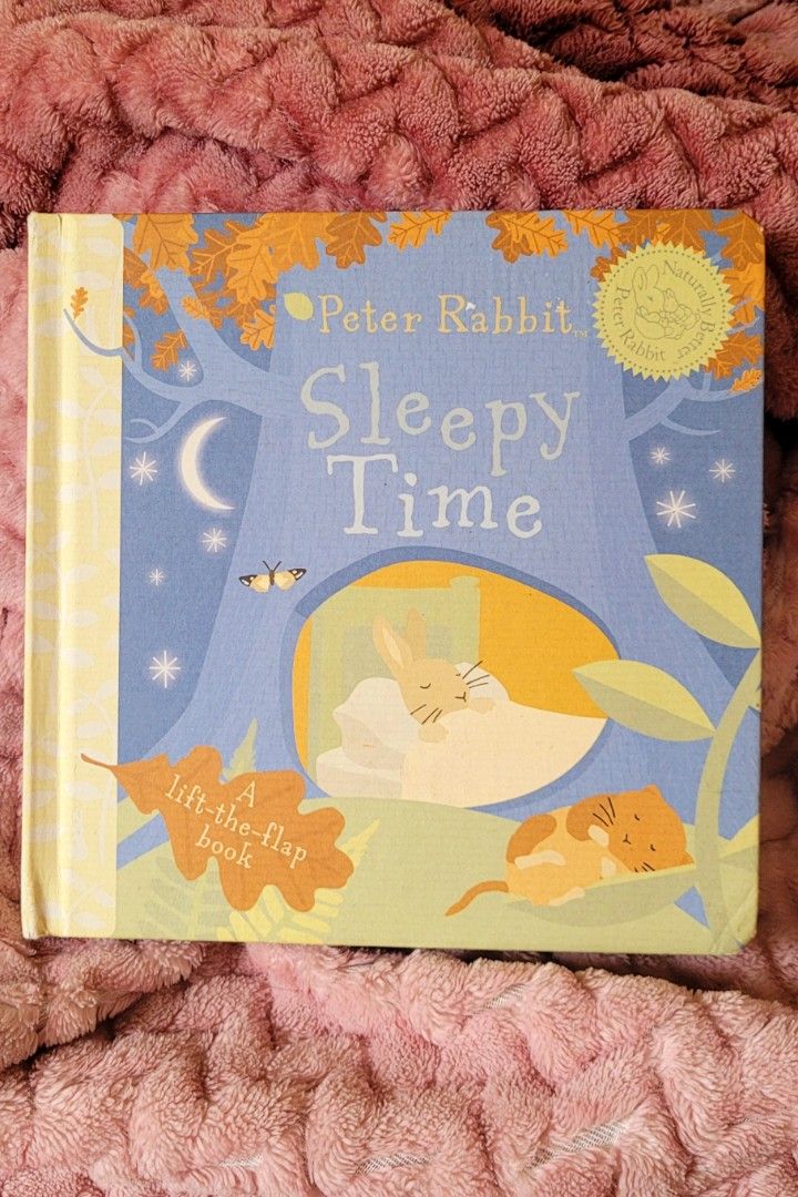 Peter Rabbit Interactive Sleepy Time Board / Card Book (Category: Children's Books) located in Pateros City. Submitted by sktreasures (Listing ID 1387994902, Image 1). Description: EUC CONDITION - COVER LIKE NEW INSIDE PAGES AND LIFT THE FLAPS. Can pass for gifting. A Novelty Book with shaped Flaps that reveal favorite Beatrix Potter characters at bedtime. Peter rabbit and his friends are sleepy, will ypu tuck them in. Sweet and Classy book for b