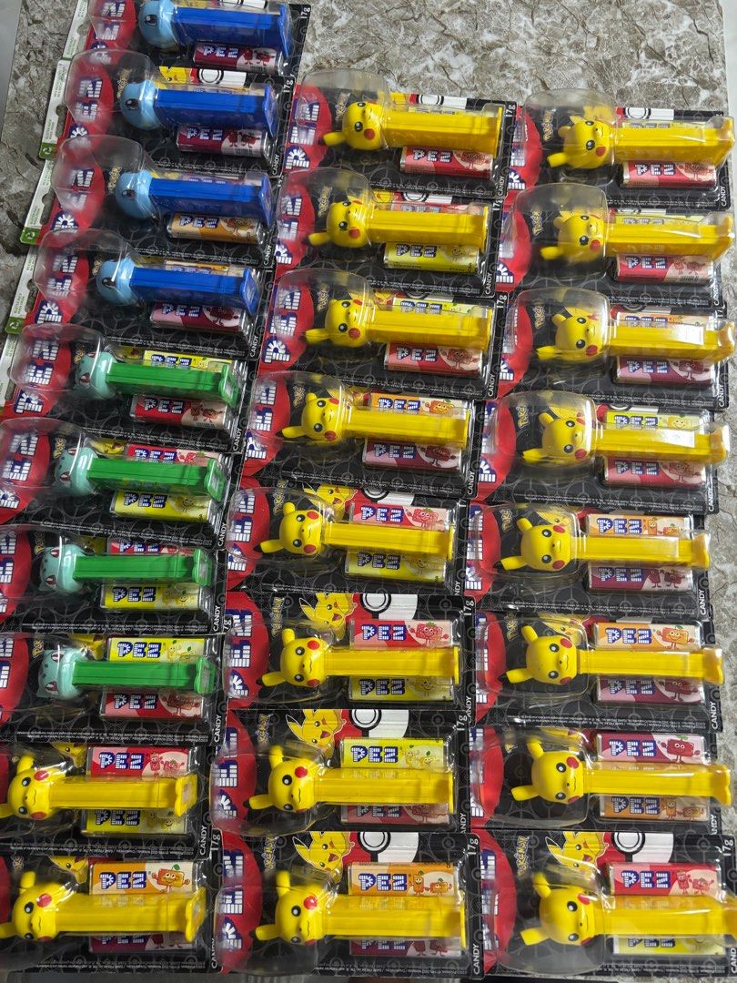 Pokemon (Category: Character Goods) located in Quezon City. Submitted by gmintcollectibles (Listing ID 1388022901, Image 3). Description: Pez Pokemon 250 each Pez Pokemon 700 set Bulbasaur, Squirtle and Pikachu Eeveelutions tote 800 each .