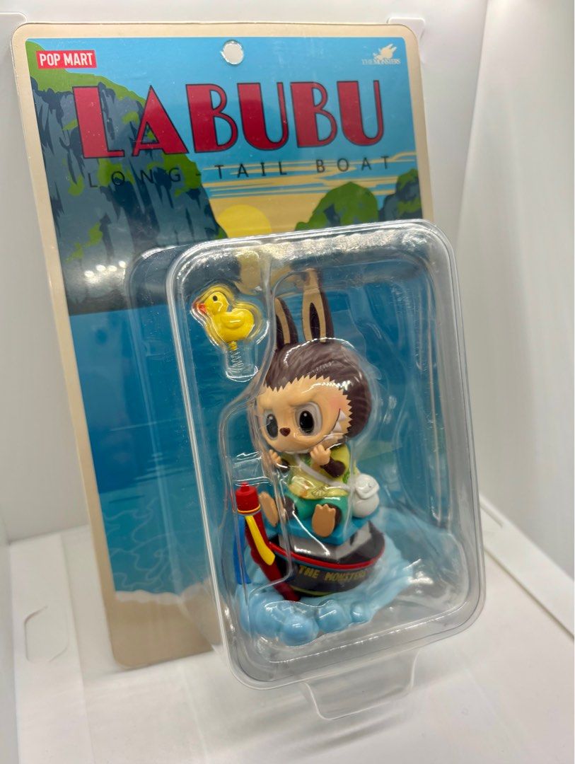 Pop Mart 泰國限定Labubu Long Tail Boat長尾船Figure, 興趣及