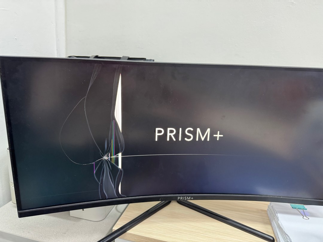 PRISM+ Curved Monitor - For Parts, Computers & Tech, Parts ...