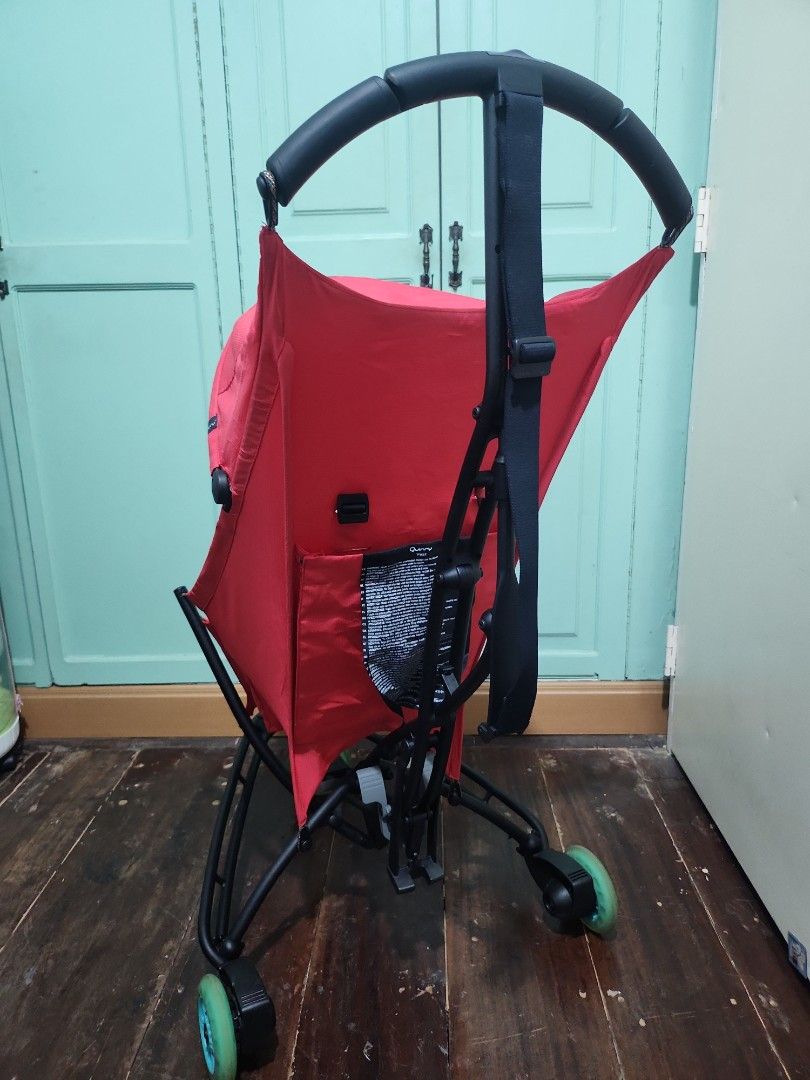 Quinny yezz baby stroller (Category: Strollers) located in Quezon City. Submitted by declttermum (Listing ID 1387944759, Image 3). Description: Preloved quinny yezz bold berry with original travel bag. Like new, no issues. Up to 15kg load capacity. Stroller weighs 5kg. Very useful and easy to operate. Can stand on its own even when folded. Wysiwyg. #quinnyyezz #quinnystroller #travelstroller #redquinnyyezzstroller #cabinstroller #travelstroller #