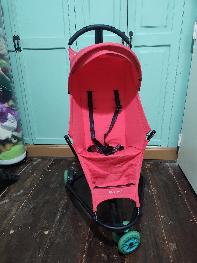 Quinny yezz baby stroller (Category: Strollers) located in Quezon City. Submitted by declttermum (Listing ID 1387944759, Image 1). Description: Preloved quinny yezz bold berry with original travel bag. Like new, no issues. Up to 15kg load capacity. Stroller weighs 5kg. Very useful and easy to operate. Can stand on its own even when folded. Wysiwyg. #quinnyyezz #quinnystroller #travelstroller #redquinnyyezzstroller #cabinstroller #travelstroller #