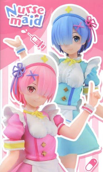 Rem & Ram Nurse Maid Figures (Category: Figurines & Statues) located in Manila. Submitted by frankie.ie (Listing ID 1388092347, Image 3). Description: .ᐟ 100% Authentic .ᐟ PHP 599 ea .ᐟ MOD: lalamove .ᐟ MOP: Gcash loose, no box .
