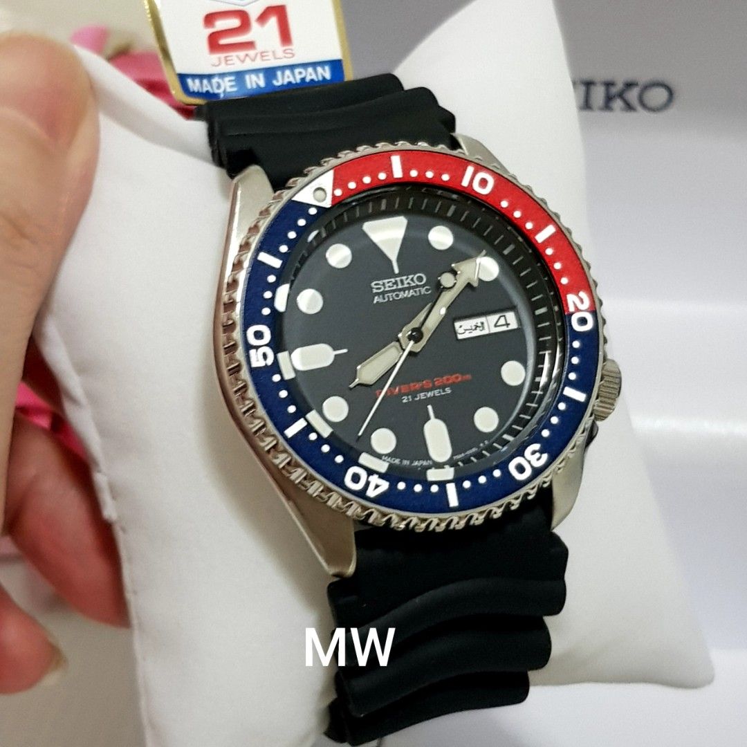 21 Jewels Seiko Skx009j Vs Skx009k Seiko SKX009J Skx009 Japan