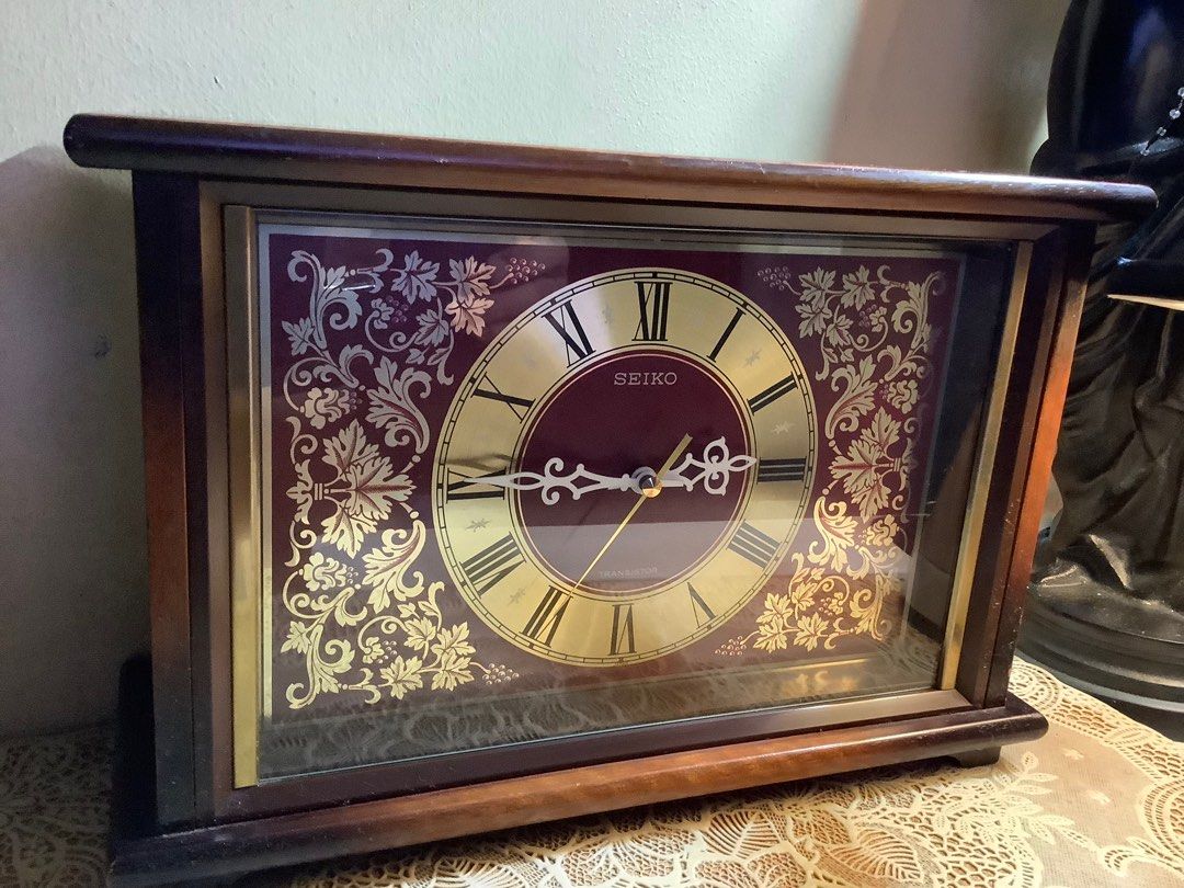 Seiko transistor desk wooden clock (Category: Clocks) located in Makati City. Submitted by giftidea123 (Listing ID 1388083922, Image 2). Description: Elegant looks Good for your desk.