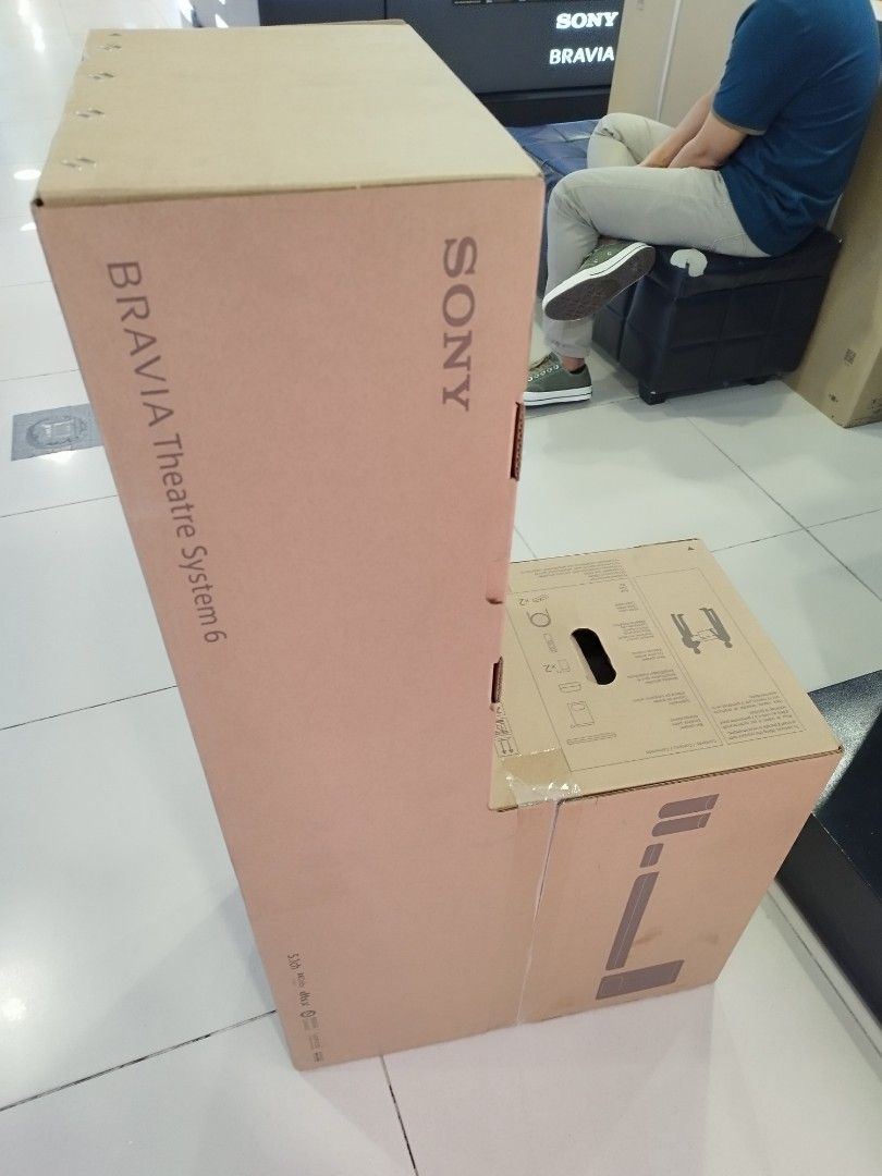 Sony Bravia Theater 6 / HT60 (Category: Soundbars, Speakers & Amplifiers) located in Makati City. Submitted by pfc.appliances_trading (Listing ID 1388025742, Image 1). Description: 🎶 Sony Bravia Theater System 6 🎶 ✨ Model: HT-60 | 5.1CH Surround Sound ✨ 📌 SRP: ₱35,999 🔥 SALE CASH DEAL: ₱24,990 ONLY! 🫰🏻 👉 SAVE ₱11,009! 🎉 🔹 Key Features & Specs: ✅ 5.1 Channel Surround Sound – Immersive Theater Experience ✅ Powerful Bass & Crystal Clear Tre