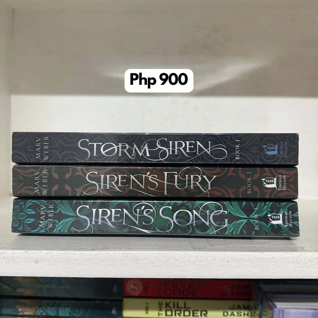 Storm Siren Trilogy by Mary Weber (Category: Storybooks) located in Valenzuela. Submitted by isagtchln (Listing ID 1388085951, Image 1). Description: Can send more pictures if needed. Very Negotiable. RFS: Need space for other books Loc: Valenzuela Payment method: BPI/Gcash/UB Shipping: Lalamove/Grab express/Angkas express/J&T (shouldered by buyer).