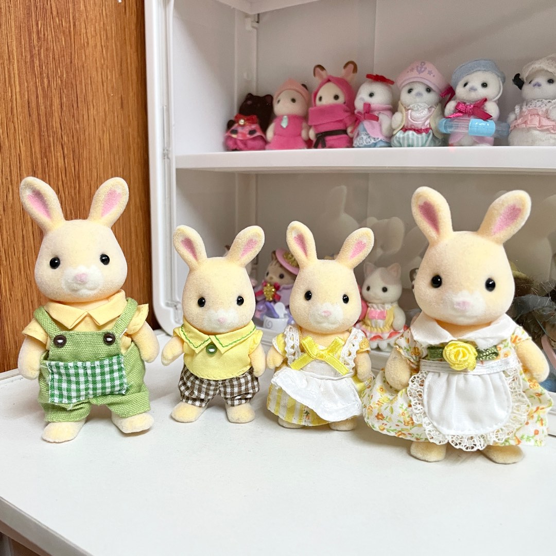 sylvanian families hanazono rabbits, Hobbies & Toys, Toys & Games on ...