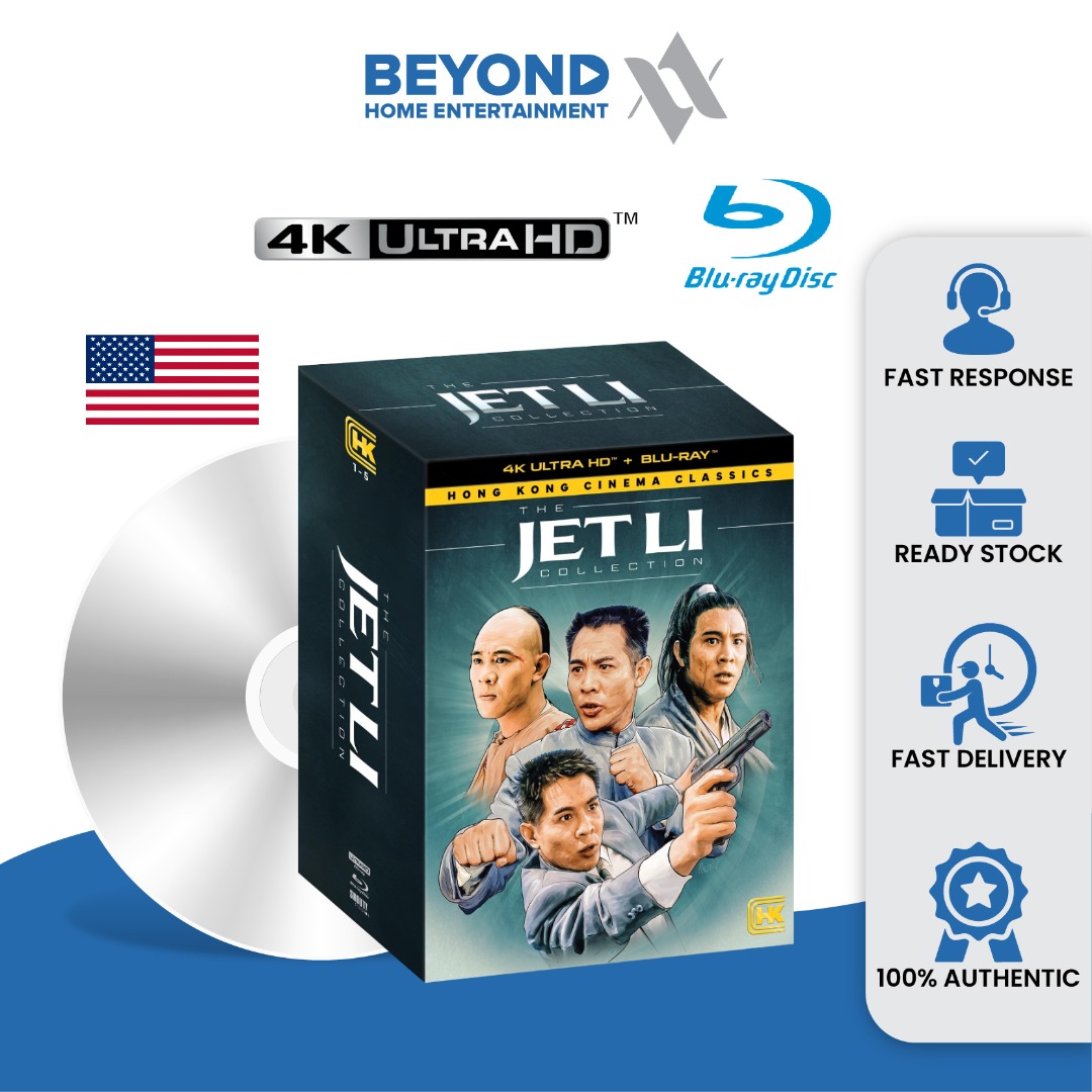 The Jet Li Collection (Shout Factory) [4K Ultra HD + Bluray], Hobbies ...