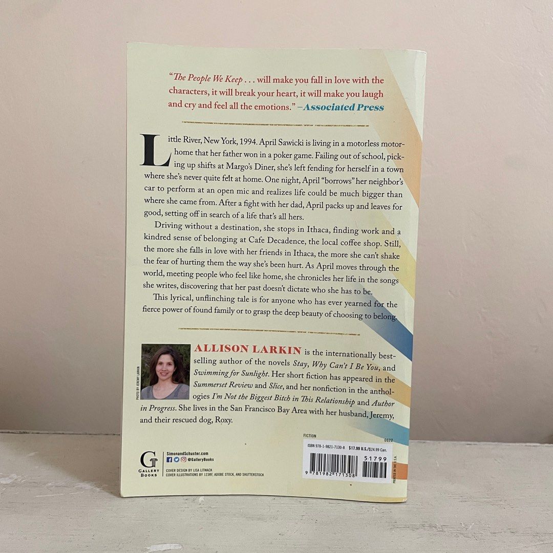 The People We Keep by Allison Larkin (Category: Storybooks) located in Quezon City. Submitted by forcheapsakesph (Listing ID 1388017204, Image 2). Description: - US copy - bought from Barnes and Noble - same day delivery w/in Metro Manila or via LBC only.