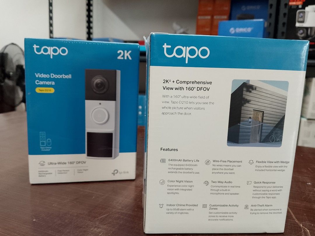 TP-Link Tapo D210 Battery Powered Smart Video Doorbell Camera (Category: Security Systems & CCTV Cameras) located in Pasig City. Submitted by mahara1624 (Listing ID 1388118949, Image 2). Description: Brand New and Original Items 🏍️ Same Day Delivery - Lalamove delivery within Metro Manila - For walk-ins: Always PM first for item availability - We are also open for night time deliveries 🧰 Warranty: - 7 days store warranty for factory defects - 1