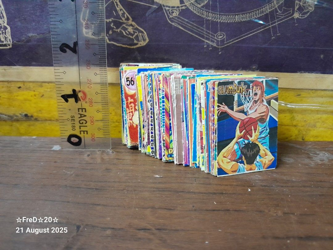 Vintage Assorted Anime Miniteks Cards (94pcs) (Category: Raw Singles) located in San Pablo. Submitted by fredambion (Listing ID 1388098431, Image 2). Description: *Please Take Time To Read Descriptions & Check The Photos *What You See Is What You Get *Vintage Assorted Anime Miniteks Cards *For Only 200 / 94pcs *34 Different Back Prints / Early 2000s *Slam Dunk, Fushigi Yugi, Jackie Chan Adventures, Trigun, Samurai X, Pokemon, Gundam Seed, Digimon