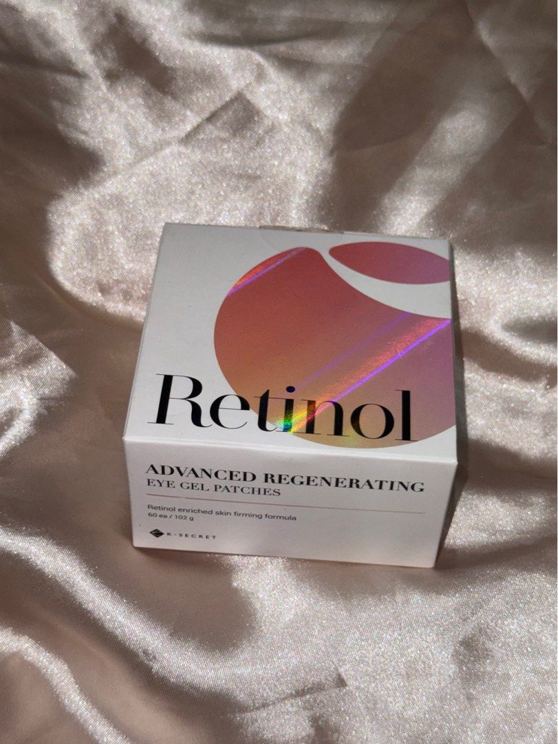 VIRAL K-Secret Retinol Eye Patch Mask (SRP: Php 780) (Category: Face Care) located in Quezon City. Submitted by pink_highlights (Listing ID 1388101980, Image 1). Description: 🍒 90% Full 🍒 With Spatula + Box!.
