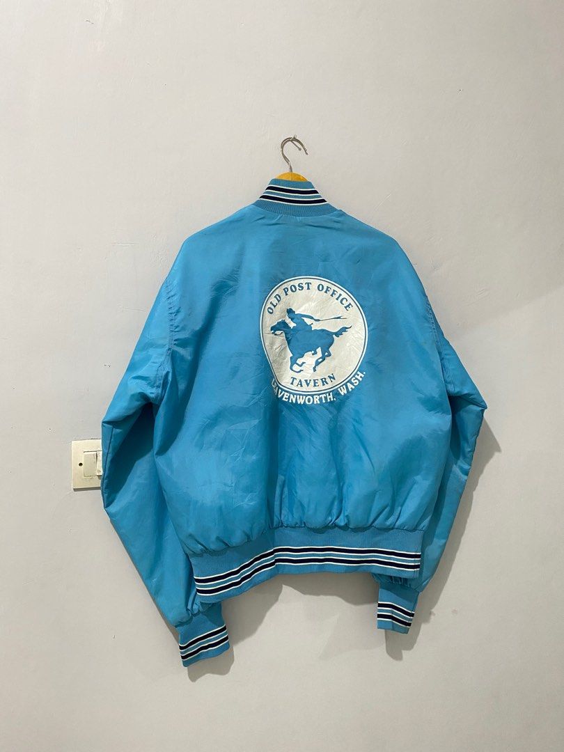 West Wind Varsity Baseball Jacket Vintage Casual Jaket Boxy Harrington