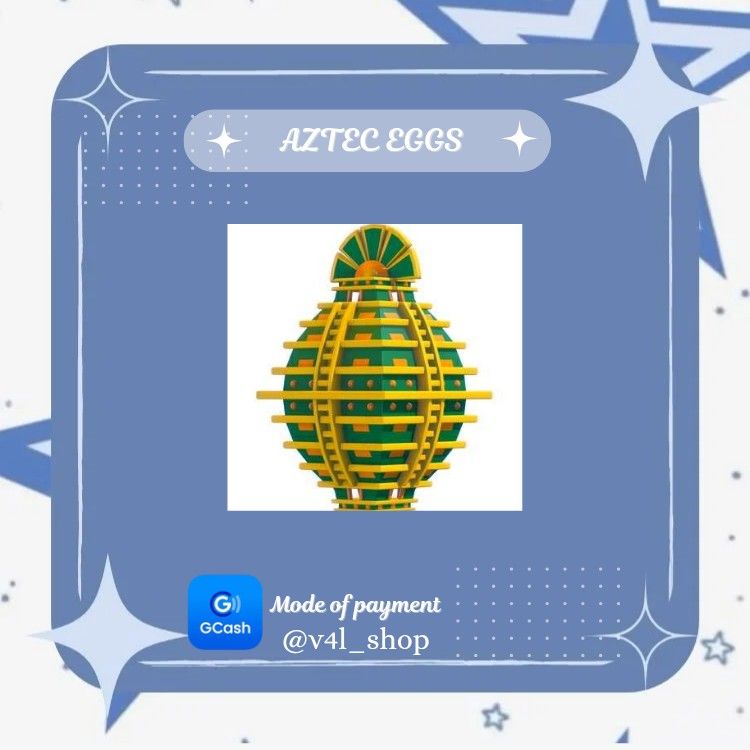 18X OR 25X ACTEZ EGGS | ADOPT ME | ROBLOX (Category: In-Game Products) located in Manila. Submitted by v4l_shop (Listing ID 1388264378, Image 1). Description: 18X ACTEZ EGGS FOR 70 OR 25X ACTEZ EGGS FOR 100 Hello! Are you looking for any specific pets? Welcome to v4l_shop! 🌸 Kindly payment first is required, and you receive the pet immediately! 📌Do send a screenshot of the receipt as proof that you sent the money, once the payment is confirmed 