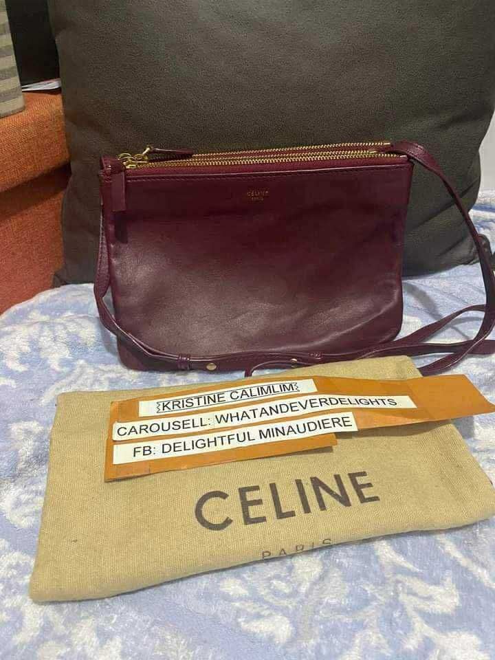 Rush Sale TODAY Authentic Celine Trio small (Category: Luxury Bags & Wallets) located in San Pedro. Submitted by whatandeverdelights (Listing ID 1388233621, Image 1). Description: all sales are final.