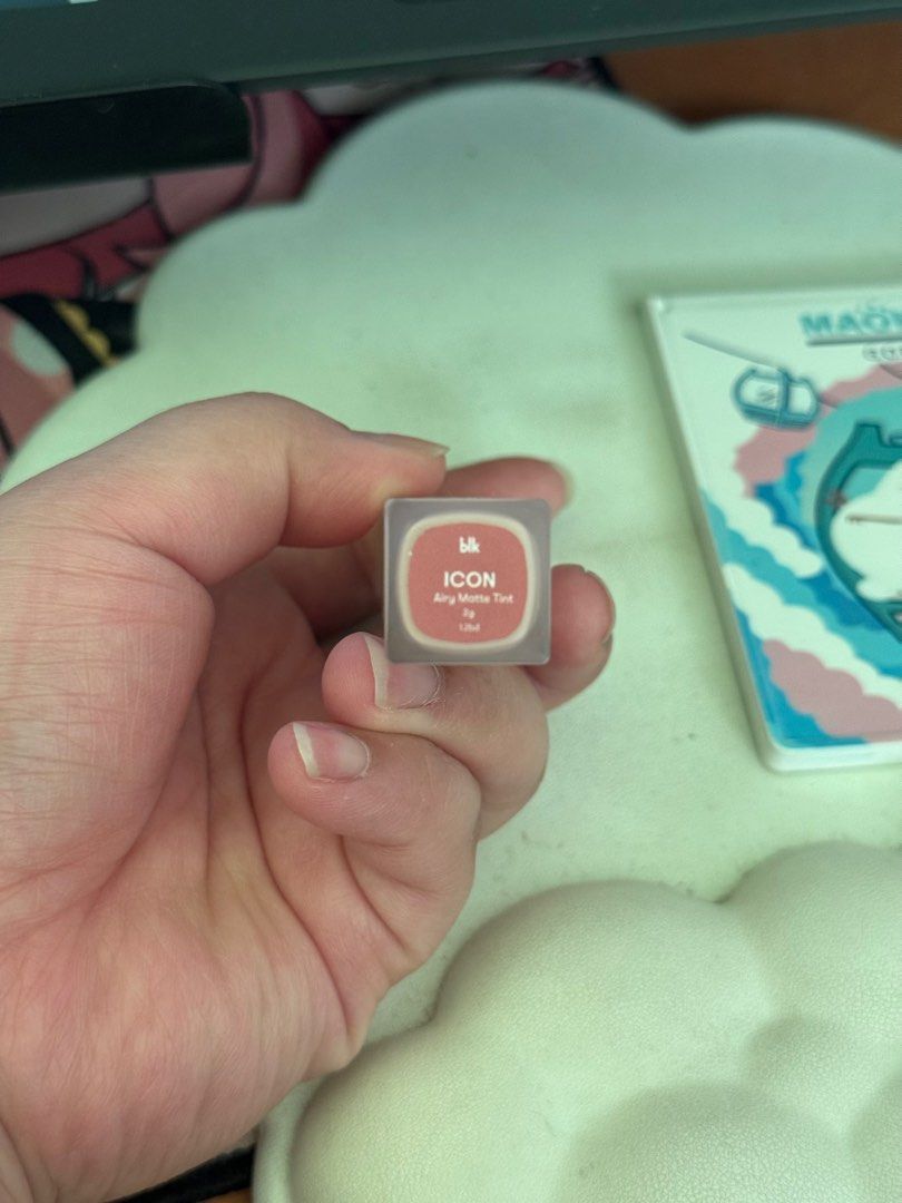 BLK Airy Lip tint (Category: Makeup) located in Makati City. Submitted by jillyyype (Listing ID 1388171292, Image 2). Description: BLK Airy Lip tint : ICON RFS: downsizing my collection.