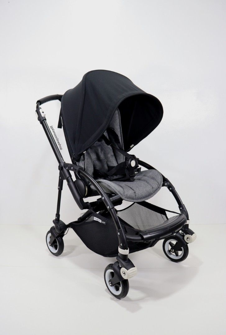 Bugaboo Bee 5 Reversible Newborn Stroller (Category: Strollers) located in Valenzuela. Submitted by jgalano2 (Listing ID 1388179593, Image 1). Description: Stroller Brand: Bugaboo Bee 5 Condition: Used from Korea, in good condition with few scratches. Age Recommendation: Suitable for newborn to 4 years old. Maximum weight limit is up 18kgs. Features: -Fully recline -Reversible seat -Height-adjustable handlebar with luxurious black faux-leather gr
