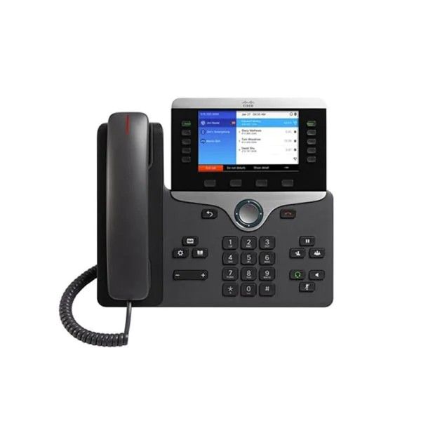 CISCO IP PHONE CP-8851-K9 (Category: Office & Business Technology) located in Paranaque City. Submitted by lusub.trading (Listing ID 1388290106, Image 1). Description: CISCO IP PHONE CP-8851-K9 SRP 3,499 Specifications at a Glance Attribute Specification Programmable line and feature keys 5 Display 5-inch widescreen VGA (800x480 pixel), 24-bit color Integrated switch 10/100/1000 Wideband audio G.722 on handset, speakerphone, and headset Personal 