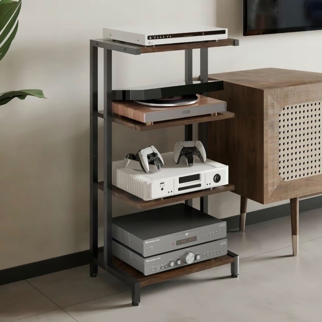 Gaming Console Shelf Rack | Media Storage Tower Rack | Multi-Layer Game ...
