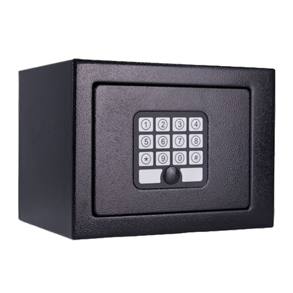 iSAFE Electronic Digital Safe Automatic Door Open (Category: Safe) located in Quezon City. Submitted by costuless_qc_branch (Listing ID 1388180738, Image 1). Description: Item Code: ISF-17ABLK SALE PRICE: ₱1,399.00 Note: Price may change without prior notice. iSAFE™ Electronic Digital Safe Automatic Door Open ♡ Color: Black ♡ Size: H17 x W23 x D17cm ♡ Material: Steel ♡ Simple keypad interface ♡ One-touch re-set button inside safe ♡ Time out perio