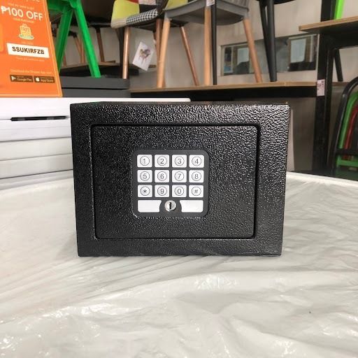 iSAFE Electronic Digital Safe Automatic Door Open (Category: Safe) located in Quezon City. Submitted by costuless_qc_branch (Listing ID 1388180738, Image 3). Description: Item Code: ISF-17ABLK SALE PRICE: ₱1,399.00 Note: Price may change without prior notice. iSAFE™ Electronic Digital Safe Automatic Door Open ♡ Color: Black ♡ Size: H17 x W23 x D17cm ♡ Material: Steel ♡ Simple keypad interface ♡ One-touch re-set button inside safe ♡ Time out perio
