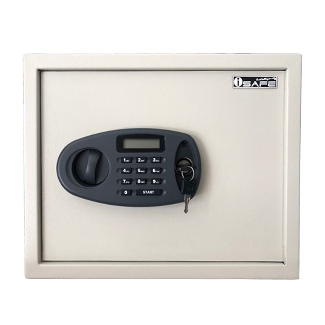 iSAFE™ SFLCD30 Electronic Digital Safe with LCD (Category: Safe) located in Taguig. Submitted by costuless.taguig (Listing ID 1348098820, Image 1). Description: Item Code: SFLCD30 SALE PRICE: ₱3,699.00 Note: Price may change without prior notice. iSAFE™ Electronic Digital Safe ♡ Colors: Beige & Black ♡ Size: H30 x W38 x D30cm ♡ Material: Steel ♡ Simple keypad interface ♡ One-touch re-set button inside safe ♡ Time out period: After 3 attempts ♡ Pr
