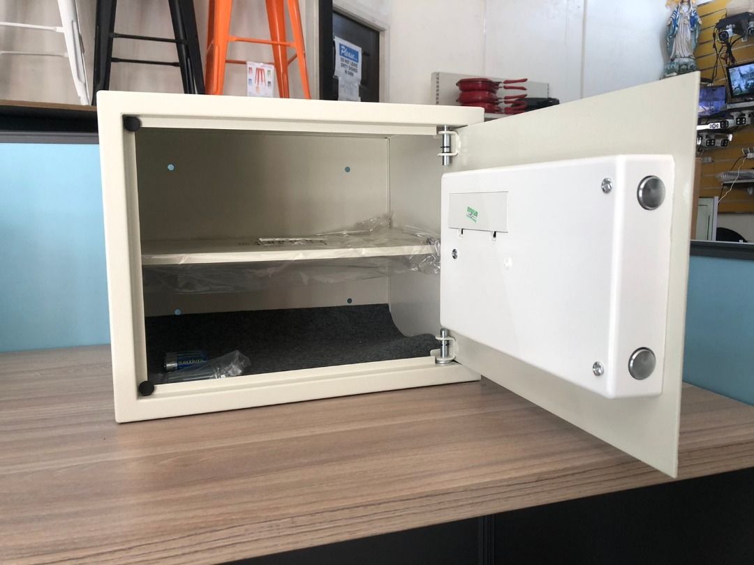 iSAFE™ SFLCD30 Electronic Digital Safe with LCD (Category: Safe) located in Taguig. Submitted by costuless.taguig (Listing ID 1348098820, Image 3). Description: Item Code: SFLCD30 SALE PRICE: ₱3,699.00 Note: Price may change without prior notice. iSAFE™ Electronic Digital Safe ♡ Colors: Beige & Black ♡ Size: H30 x W38 x D30cm ♡ Material: Steel ♡ Simple keypad interface ♡ One-touch re-set button inside safe ♡ Time out period: After 3 attempts ♡ Pr