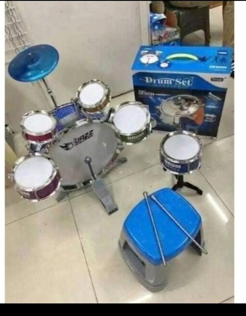 kids drum set (Category: Musical Instruments) located in Manila. Submitted by yzcartph (Listing ID 1388225679, Image 1). Description: Kids drumset Blue set ..1100 Red set ...950 Same day delivery location: Manila Mode of Payment: CASH ON DELIVERY GCASH BANK TRANSFER Pm for inquiries! Happy Shopping & God bless..