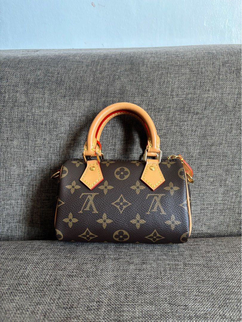 LOUIS VUITTON NANO SPEEDY (Category: Luxury Bags & Wallets) located in San Fernando. Submitted by Bagstatic_luxuries (Listing ID 1387645267, Image 3). Description: Rare finds! With original dustbag Japan sourced 🇯🇵.