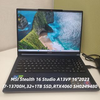 MSI Stealth 16 Studio A13VF 16吋 (2023) (240Hz, i7-13700H, 32GB+1TB SSD, RTX4060) SH024948064235023700098110