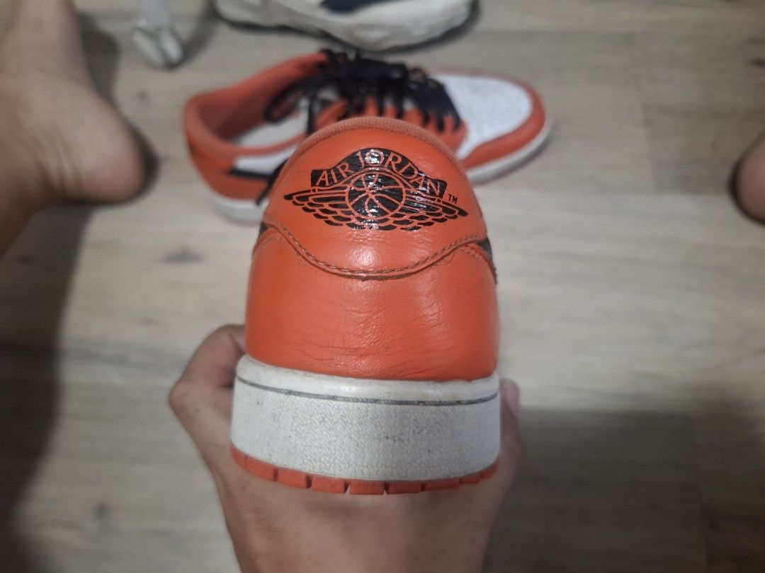 Nike Air Jordan 1 Low star fish (Category: Sneakers) located in San Juan City. Submitted by dosaint (Listing ID 1388169189, Image 2). Description: size 9 no box 9/10 cond sign of usage rfs: declutter san juan manila loc.
