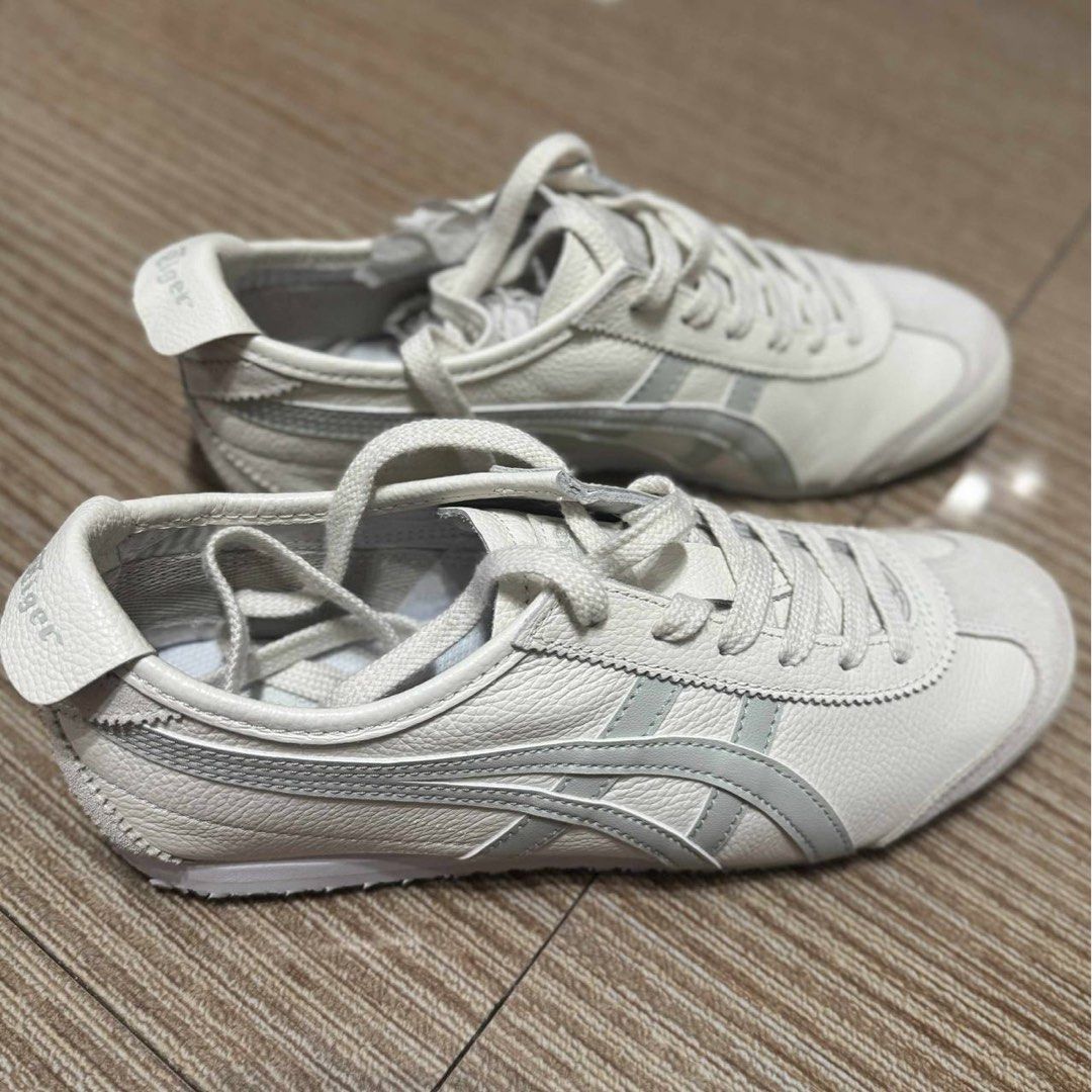 ONITSUKA MEXICO 66 cream/light sage (Category: Sneakers) located in Cainta. Submitted by declutter_kyle (Listing ID 1388171951, Image 1). Description: ONITSUKA MEXICO 66 CREAM/LIGHT SAGE BOUGHT IN TOKYO (USED ONCE:MINT CONDITION) RFS: DOESN'T FIT (BIG TALAGA KAY ATE) SIZE: 5.5 UK / 8 US WOMEN / 39.5 EUR / 25.0 CM PRICE: P8500.