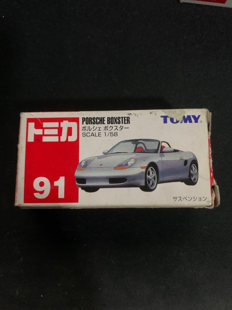 ORIGINAL TOMY Porsche Boxster 1/58 (Category: Vehicle & Diecast Models) located in Quezon City. Submitted by youtthrifts (Listing ID 1388163836, Image 1). Description: KEPT IN STORAGE (old as helllll) 350+sf Grab or Lalamove Payment first No meet-ups.